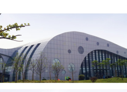 邹城会议中心外景网架工程